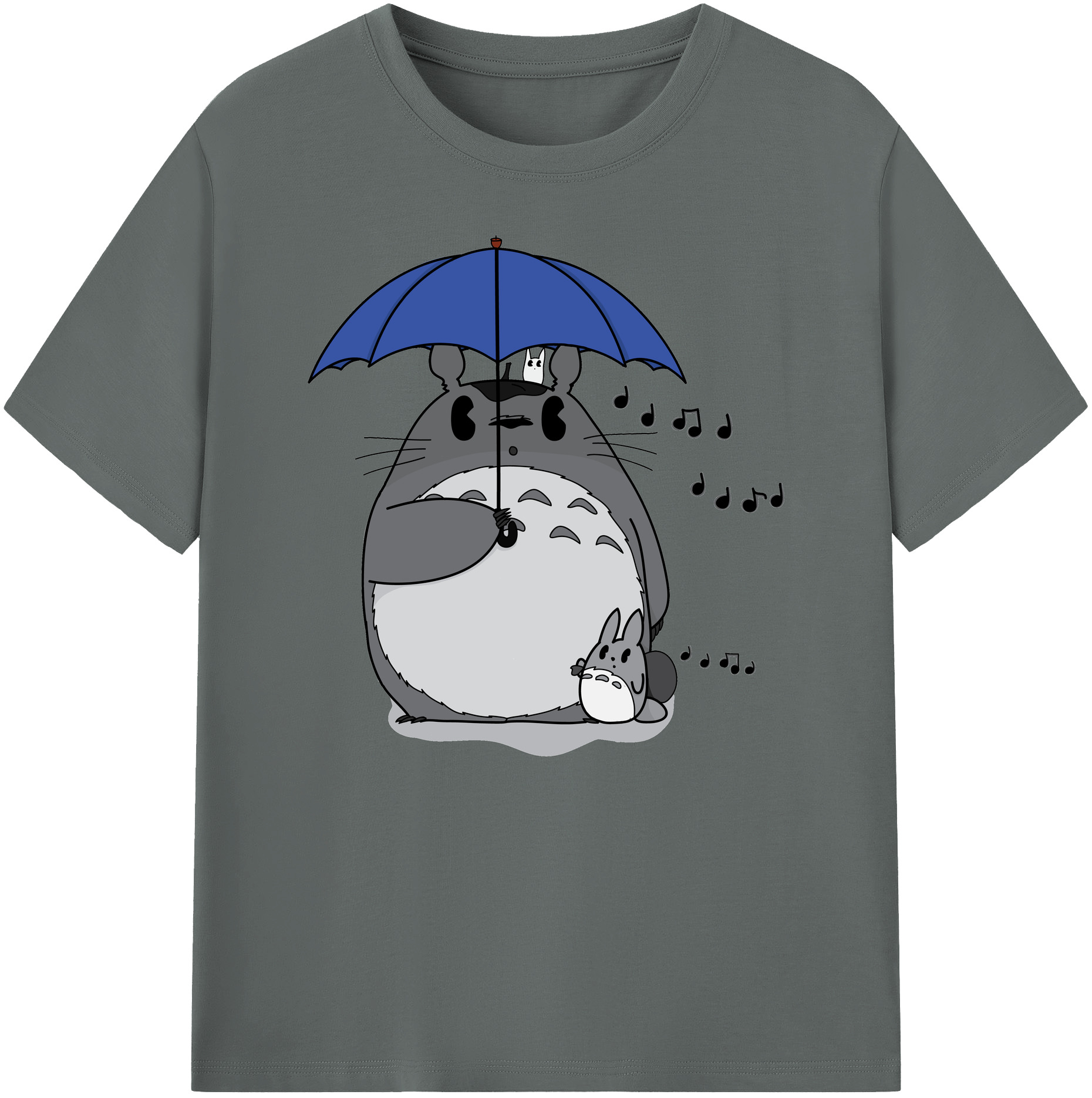 （画像用） となりのトトロ 草壁メイ 草壁サツキ My Neighbor Totoro Satsuki Kusakabe Mei Kusakabe 綿100％ メンズ半袖Tシャツ｜肌触りやわらか＆通気性